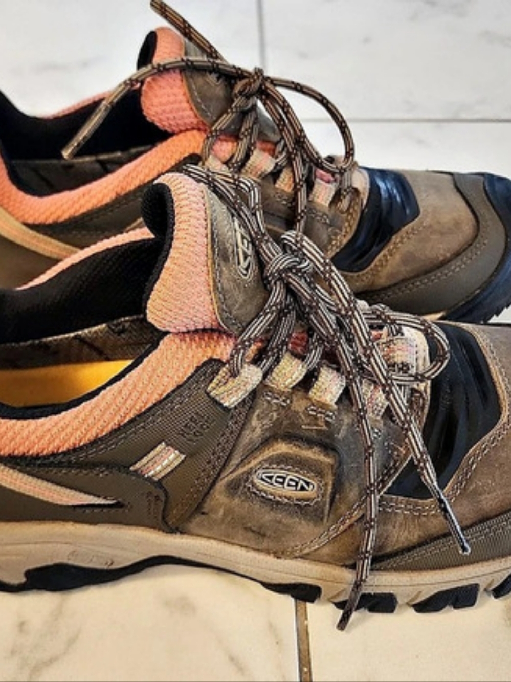 KEEN Utility Detroit XT Waterproof Steel Toe Work Shoe Shoes Brown & Black US 10